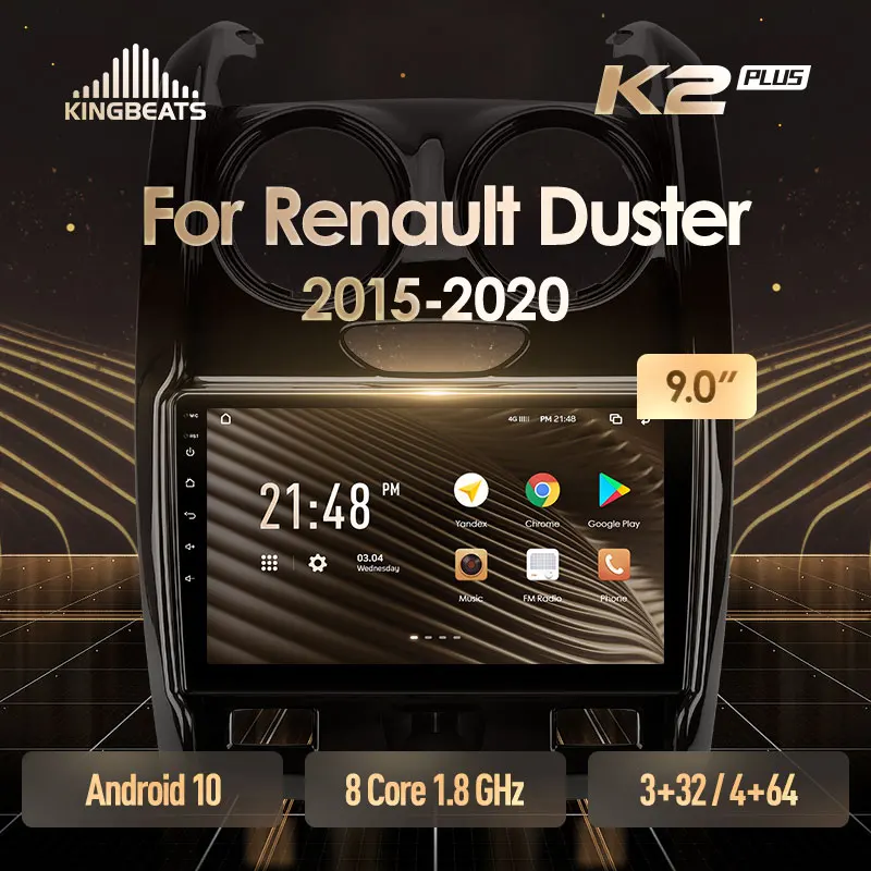 KingBeats штатное головное устройство For Renault Duster 2015 2020 GPS Android автомагнитола на