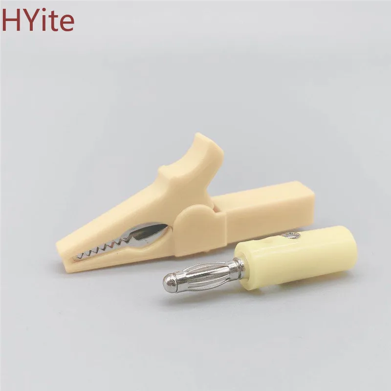 55 мм Крокодил + разъем типа банан Пробник с 4 разъемом банан|Щипковые зажимы| |