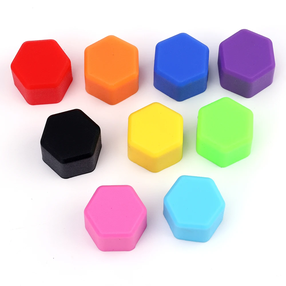 

20 шт., силиконовые колпачки для колес, 19 мм