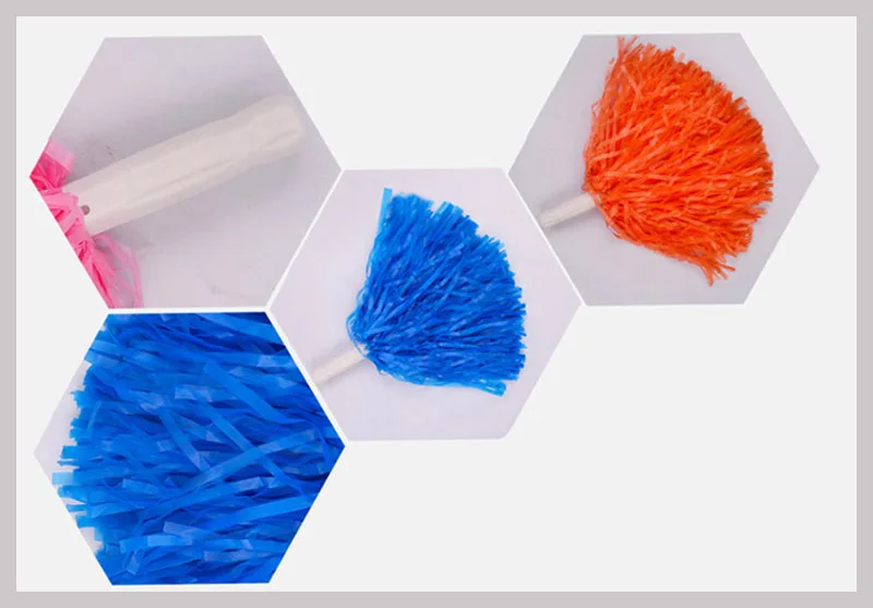 1 шт Пластик помпон для чирлидинга Ppom девушка Cheer заправки реквизит Черлидинга из