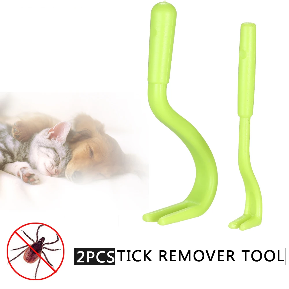 Инструмент для снятия клещей с крючка x 2 размера собачья лошадка Кошка Животное