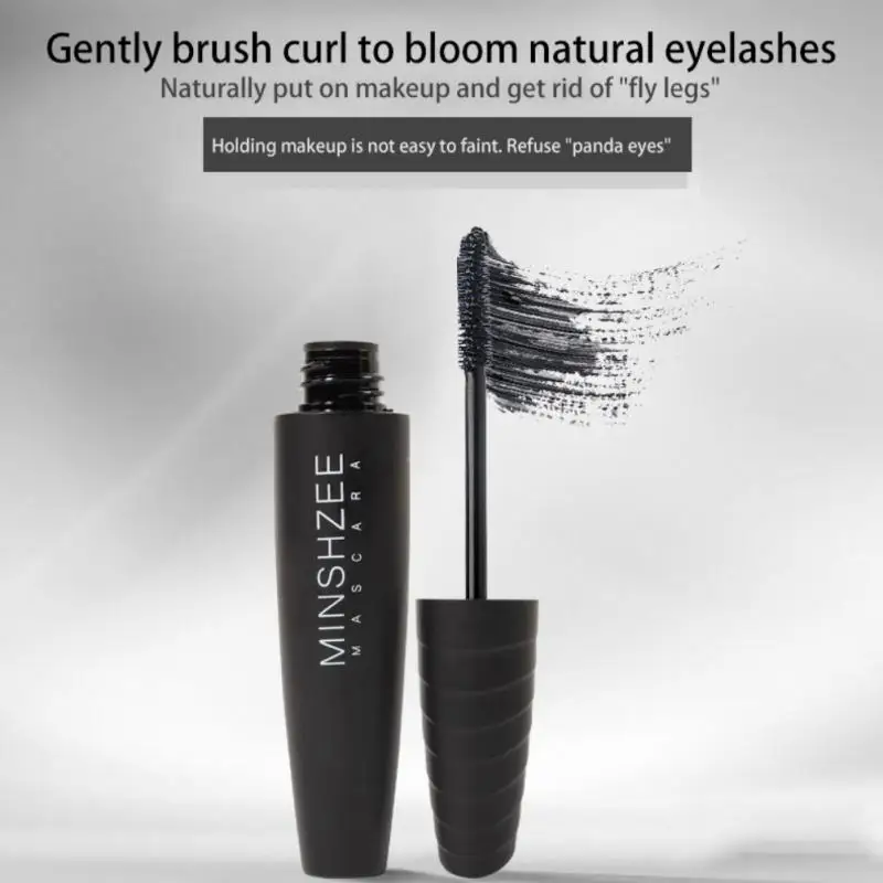 

Black Curling Eyelash Smooth Mascara With Silicone Brush Waterproof Sweatproof Non-smudge Long Lasting Eye Cosmetic TSLM1