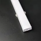 Для детей в возрасте 2-30 компл.лот 0,5 m 12 мм светодиодные полосы алюминиевый профиль для светодиодных бар светильник канал, плоские Корпус на стенку кухонного шкафа монтируется 1205