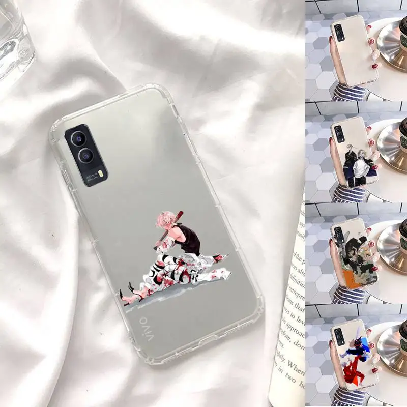

Tokyo Revengers Phone Case Transparent For VIVO X 60 50 30 27 23 21 20 9 pro plus S i + Soft TPU Clear Mobile bags