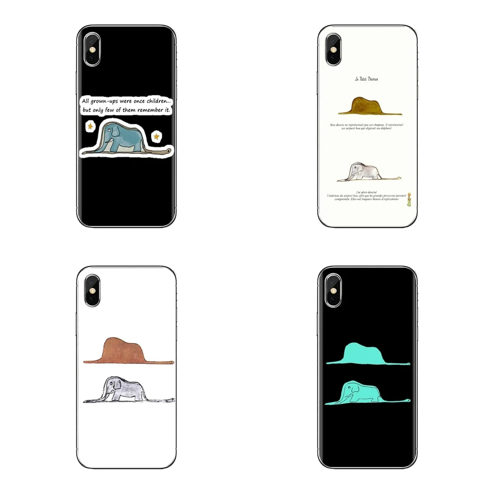 Силиконовый чехол "Маленький принц слон" для Huawei Honor 7X V10 6C V9 6A Play 9 Mate 10 Pro Y7 Y5 P8 P10 Lite Plus GR5 2017 on.