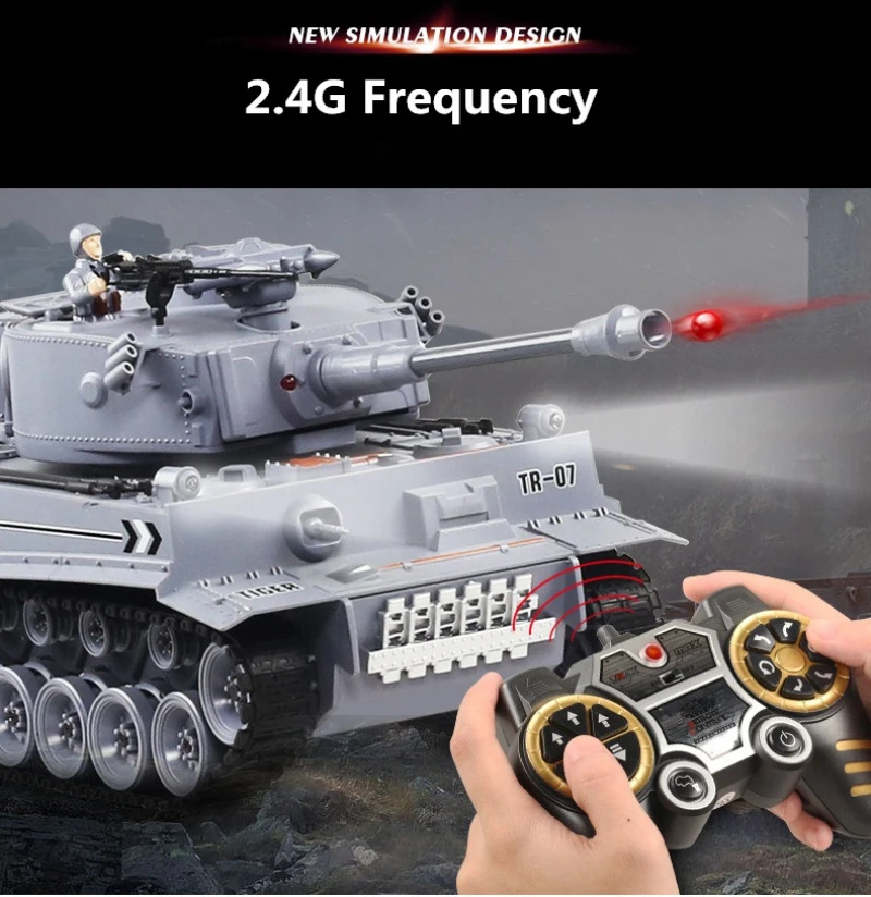 Новый обновленный боевик с дистанционным управлением 1:16 2 4G 47 см большой размер