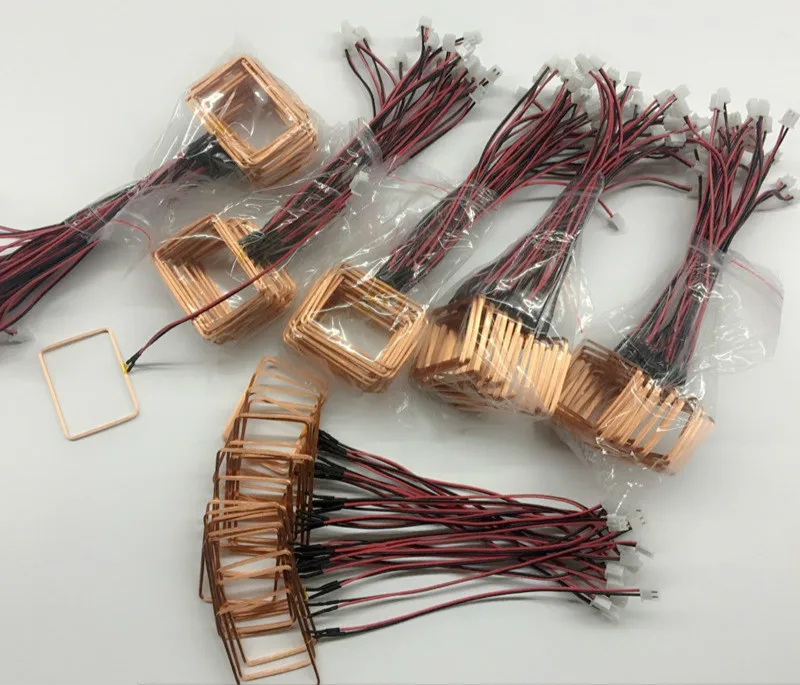 

125K Card Reader Coil ID Induction Coil Self-adhesive Hollow Coil Gold Square Coil 32*43mm