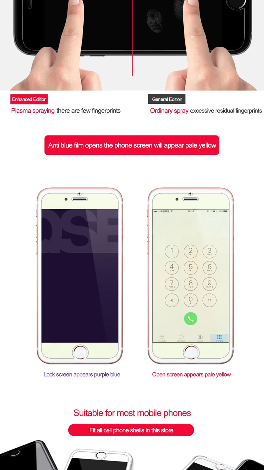 9H защитное стекло на iPhone 8 7 6 6S Plus iPhone X XR XS Max 5 5S SE 4 4s закаленное защитное стекло для экрана