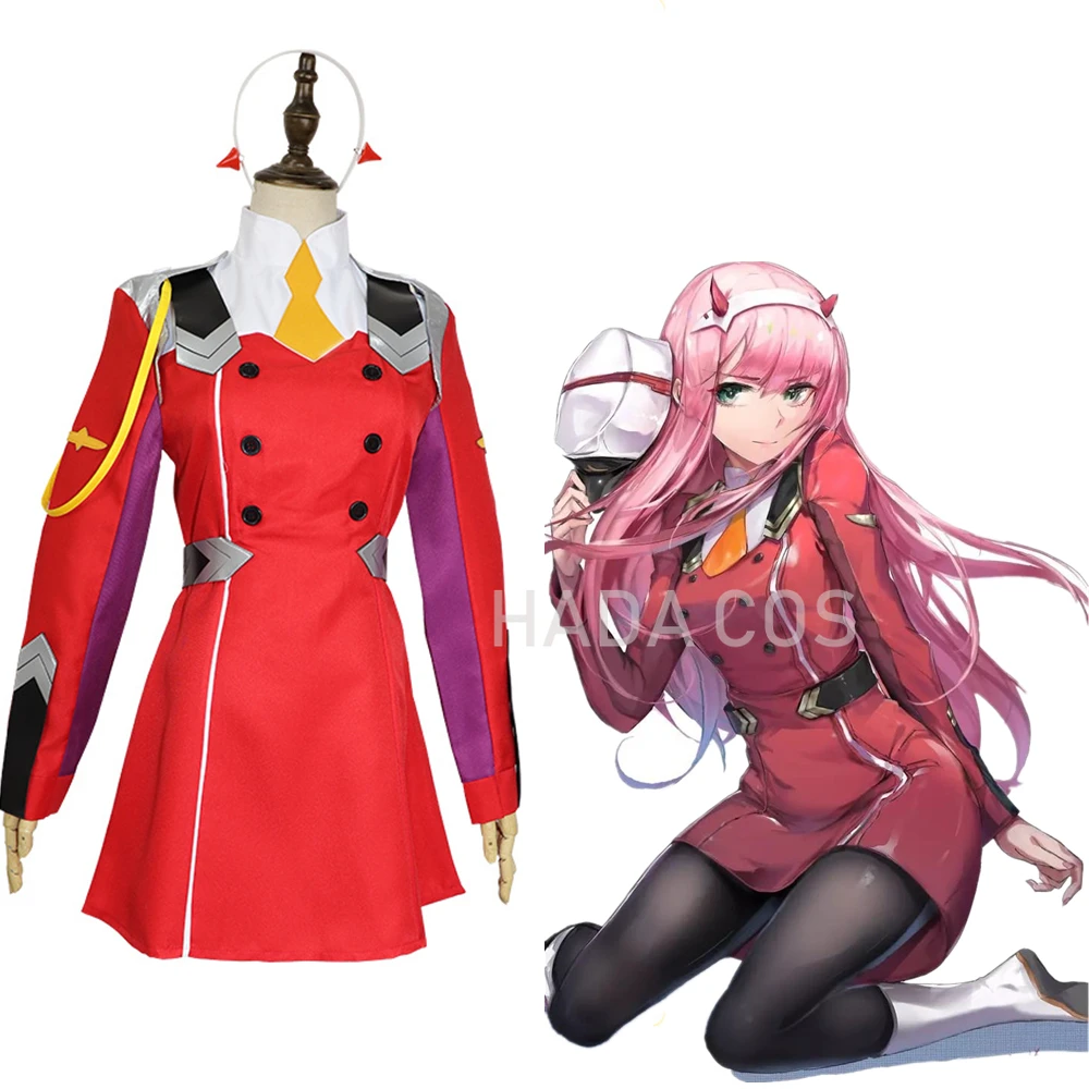 Аниме DARLING в FRANXX 02 ноль два женское платье Косплэй костюм товара 002 Хэллоуин