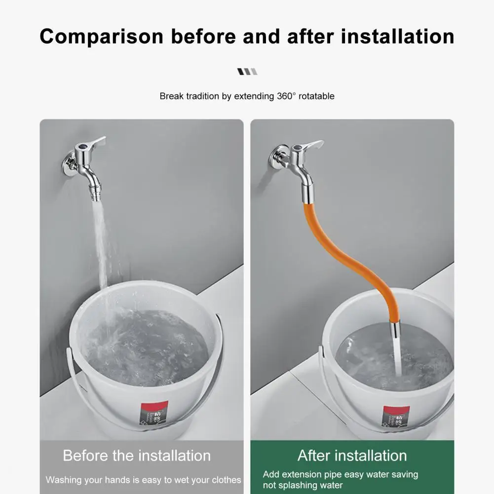 

Уникальный удлинитель для смесителя с защитой от протечек, 2 цвета, изысканный