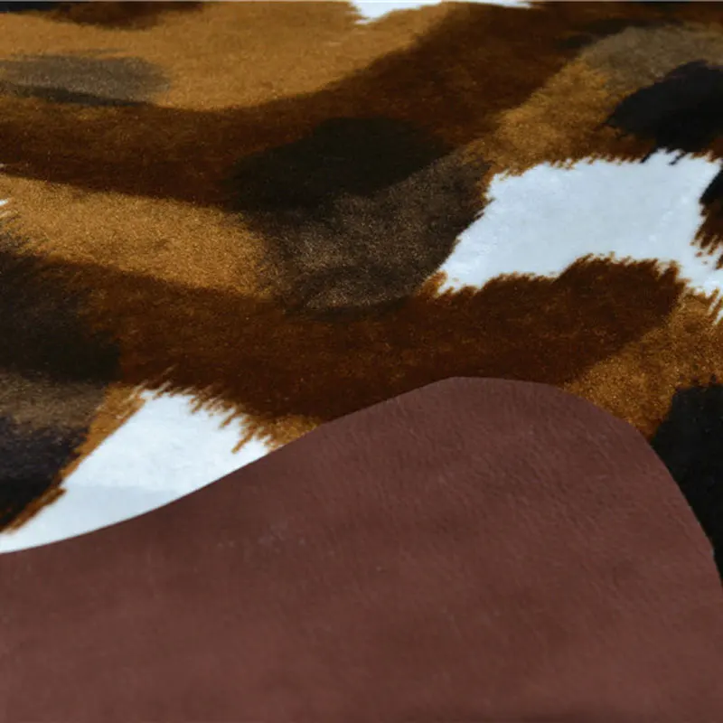 Декоративный коврик OIMG из коровьей кожи ковер полиэстера Современная коровья