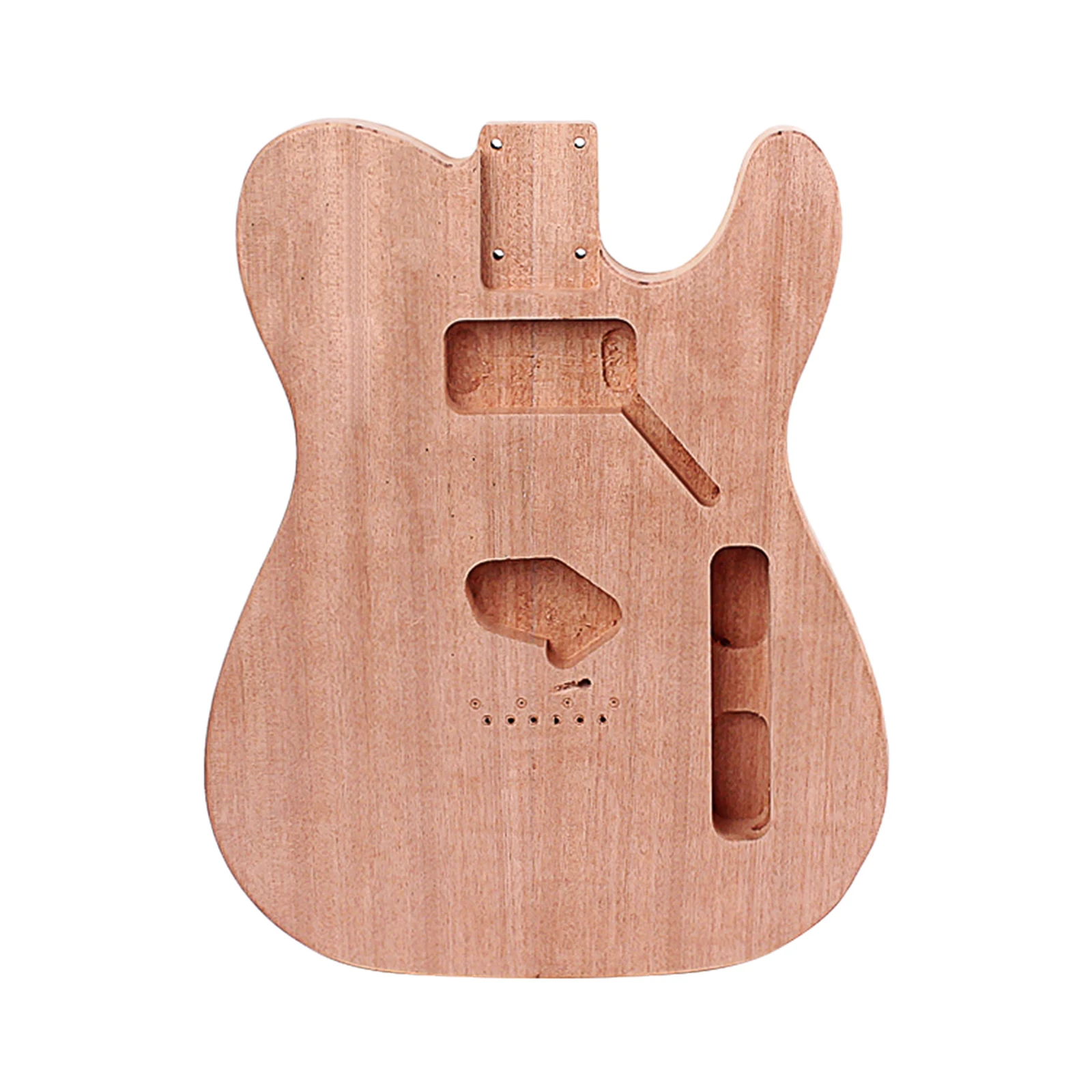 

DIY Electric Guitar Body Solid Wood Guitar DIY Accessory with Humbuck Pickup Hole Natural Wood Color for TL Electric Guitar
