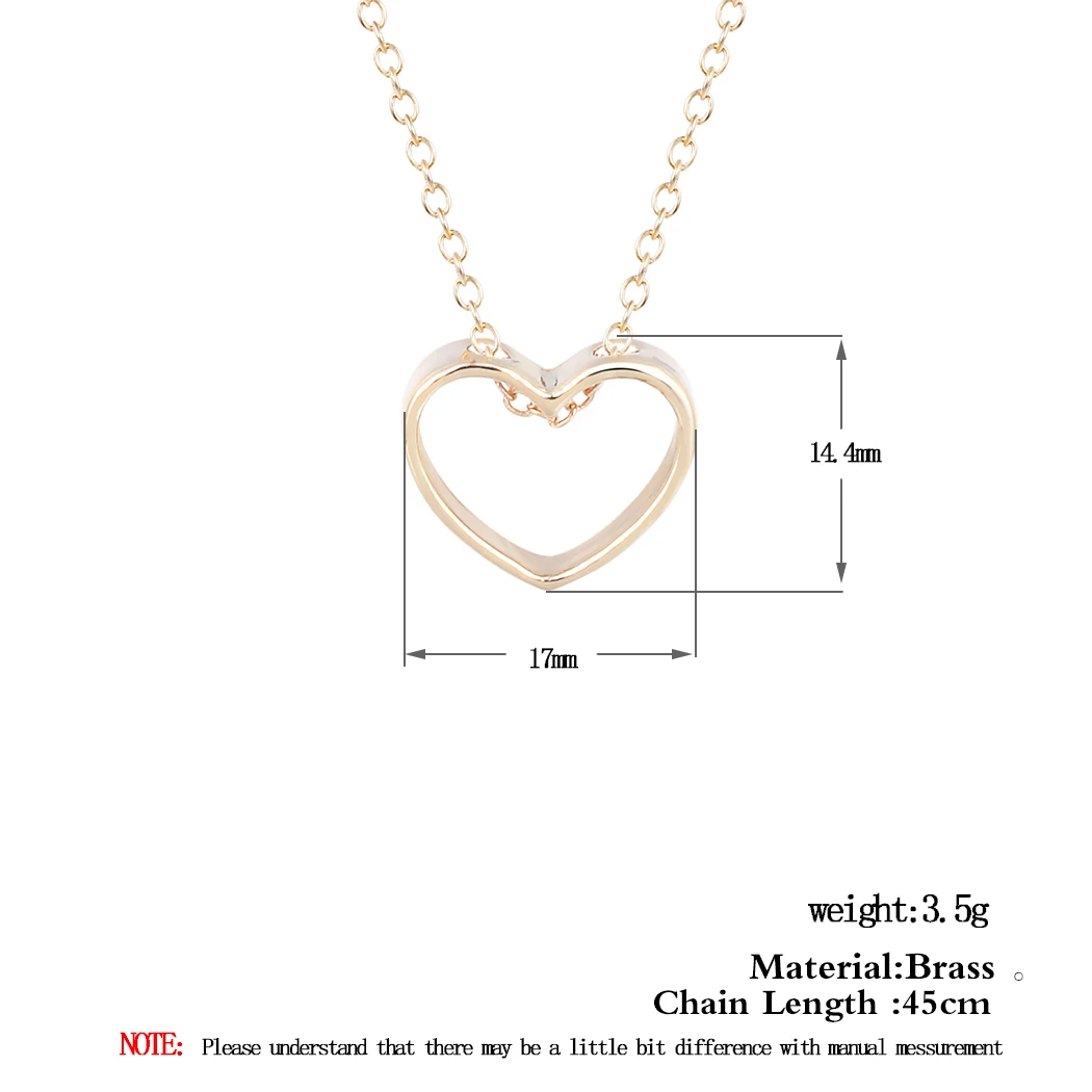 

Kinitial Fashion Heart Necklaces For Women Gold Fox Giraffe Flamigo Pendant Necklace Charm Choker Necklace For Girl