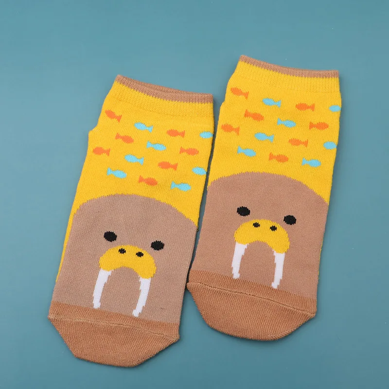 Socken damen, женские, для девочек, мужские, чёсаный хлопок, длинные носки, мужские носки, набор, цветные, забавные, Веселые носки - Цвет: Оранжевый