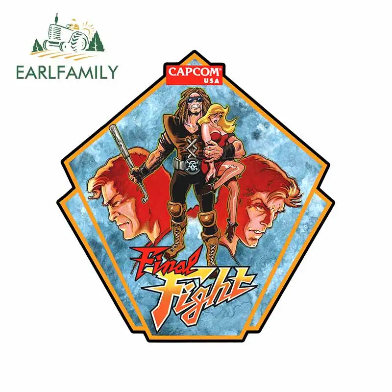 EARLFAMILY 13 см x 12 3 для игры в аркаду финальная борьба автонаклейки с одним игроком