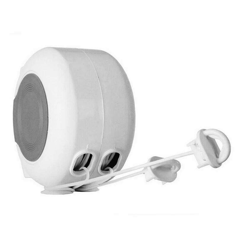 

13M Double Line Wall Hanger Retractable Clothesline Indoor Clothes Dryer Drying Rack fkxe