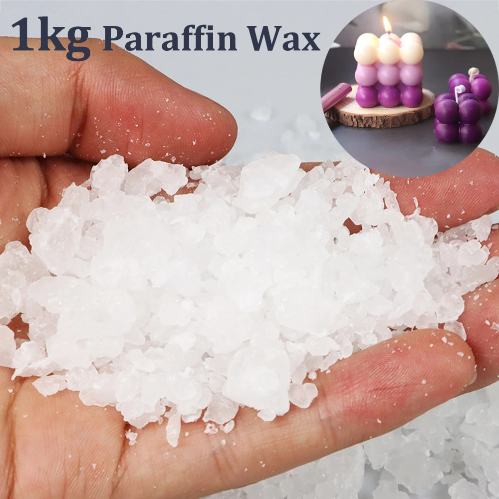 

1kg Paraffin Wax for Candle Making Paraffin Candle Wax DIY Handmade Candle Making Wax for Crafts Paraffin Candle Wax Supplies