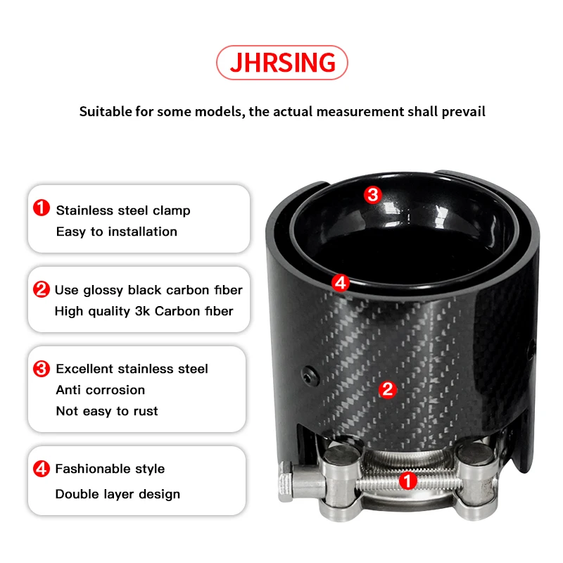 1 шт. глушитель выхлопных газов из углеродного волокна для BMW M2 M3 M4 M135i M235i M140i M240i M335i