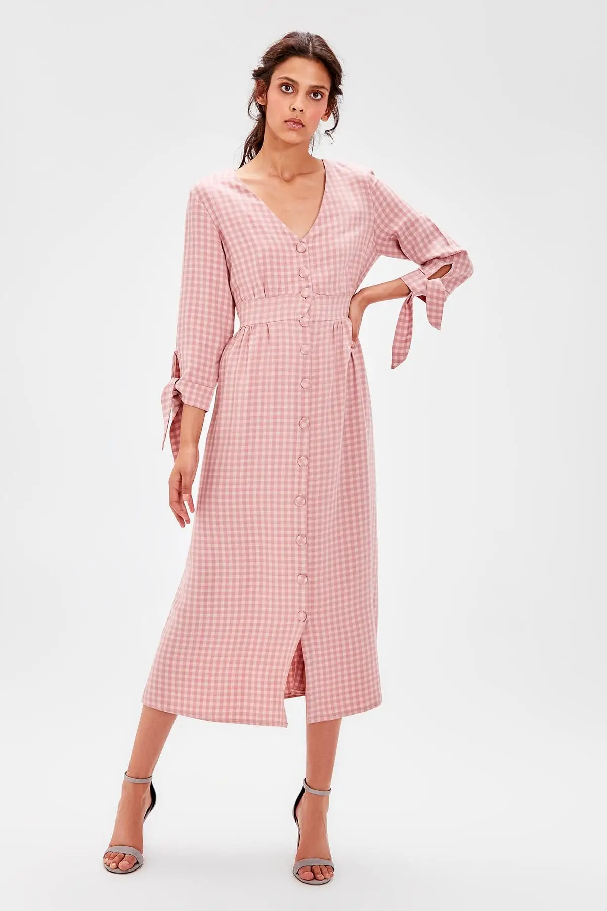 Trendyol платье в клетку TWOAW20EL0743|Женские платья| |