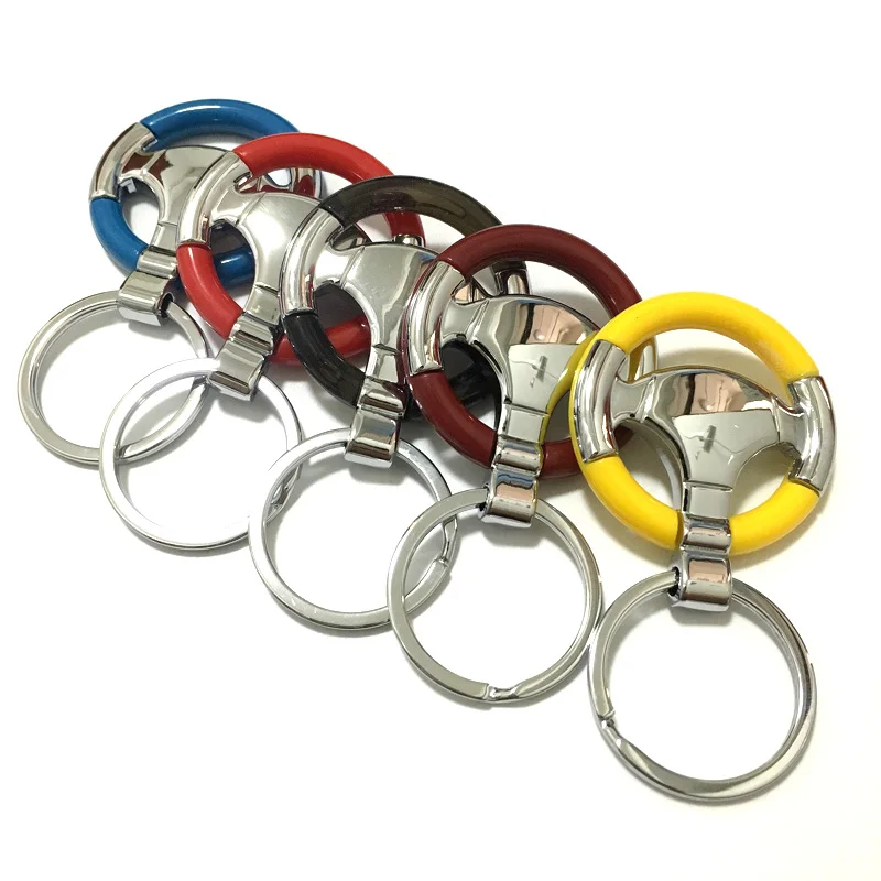 Металлическая рулевая колесная цепь брелок для ключей автомобиля аксессуары