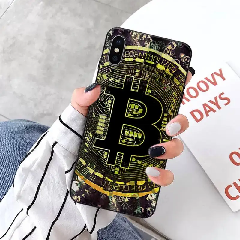 

I Love Accept Bitcoin Phone Case for iPhone 11 12 pro XS MAX 8 7 6 6S Plus X 5S SE 2020 XR mini