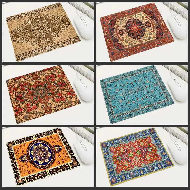 

XGZ Russia Japan Free Shipping Small Size Persian Carpet Pattern Mouse Pad Home Office Computer Player Game Notebook MousePad