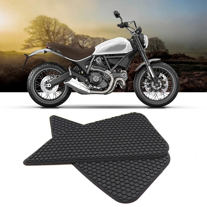 For DUCATI Scrambler 800 CLASSIC Tank Pad Gas Tank Traction Pads Fuel Tank Grips Side Stickers Knee Grips Protectors Decal