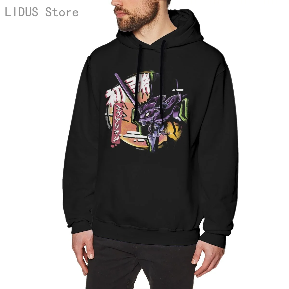 

Evangelion EVA01 Hoodie Cotton Sweatshirts Comfortable Creativity Streetwear Hoodies