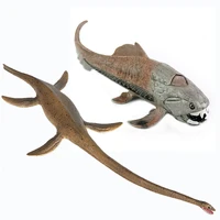 new jurassic marine life dunkleosteus terrelli simulation solid sea tyrannosaurus toy animal model for children toys