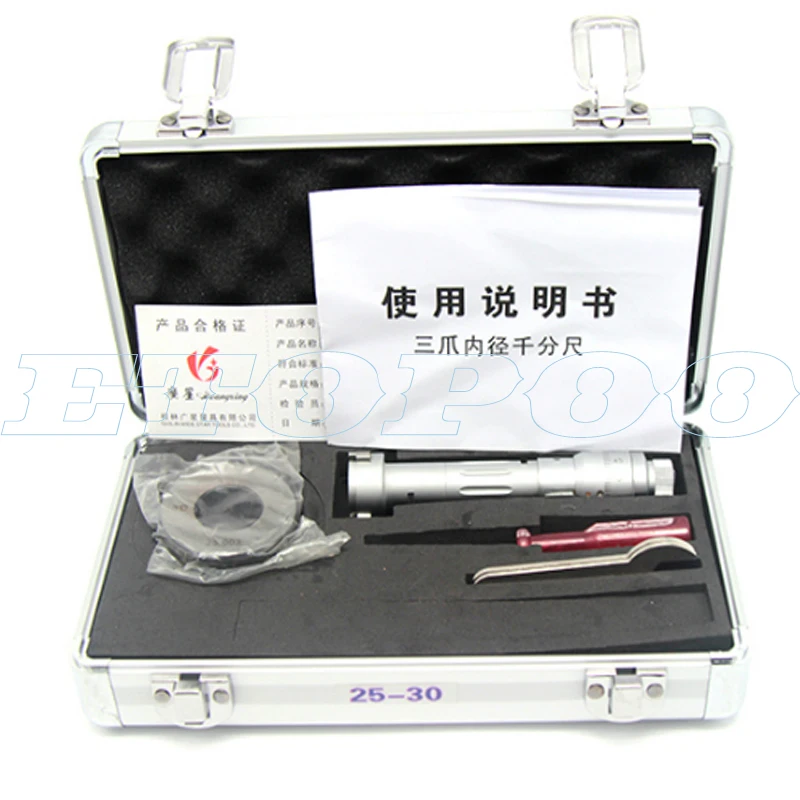 6-8-10-20-30-40mm 0.001mm Three-point internal Micrometers three point inside micrometer diameter micromter | Инструменты