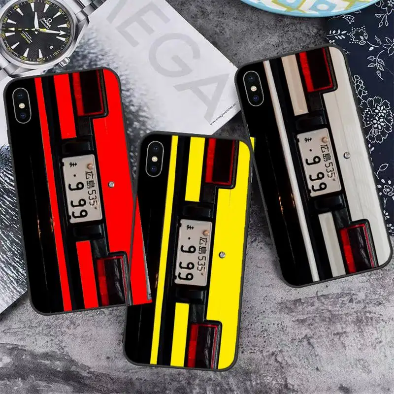

Japan Anime Initial D Car taillight AE86 Phone Case for iPhone 11 12 13 pro XS MAX 8 7 6 6S Plus X 5S SE 2020 XR mini