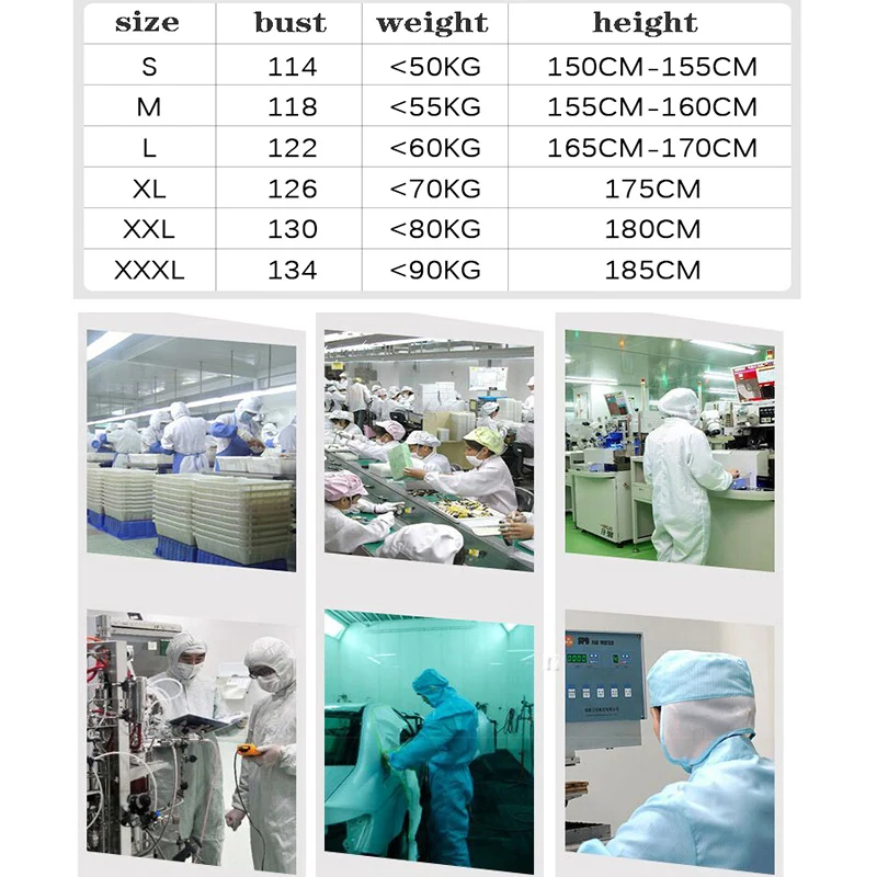 

Spray Paint Overalls Washable Anti-static Clean Clothes Dust-proof Clothing Protective Clothes Men's White Split Hooded Overalls