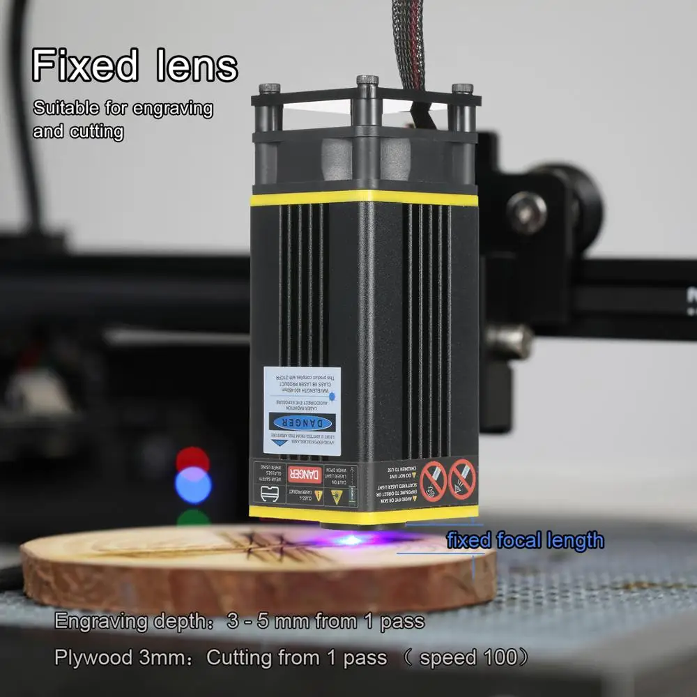 DIY обновления 40 Вт лазерный диод лазерная головка 450nm синий Ласе для станок