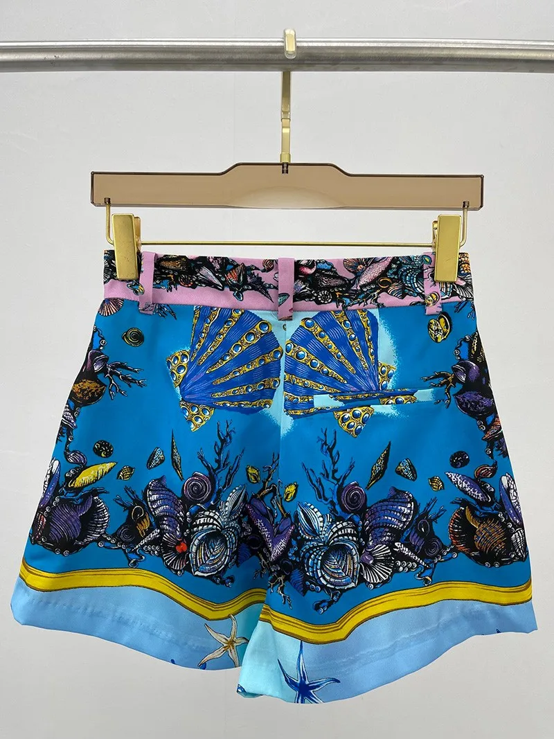 

Women Fashion Starfish Print Shorts