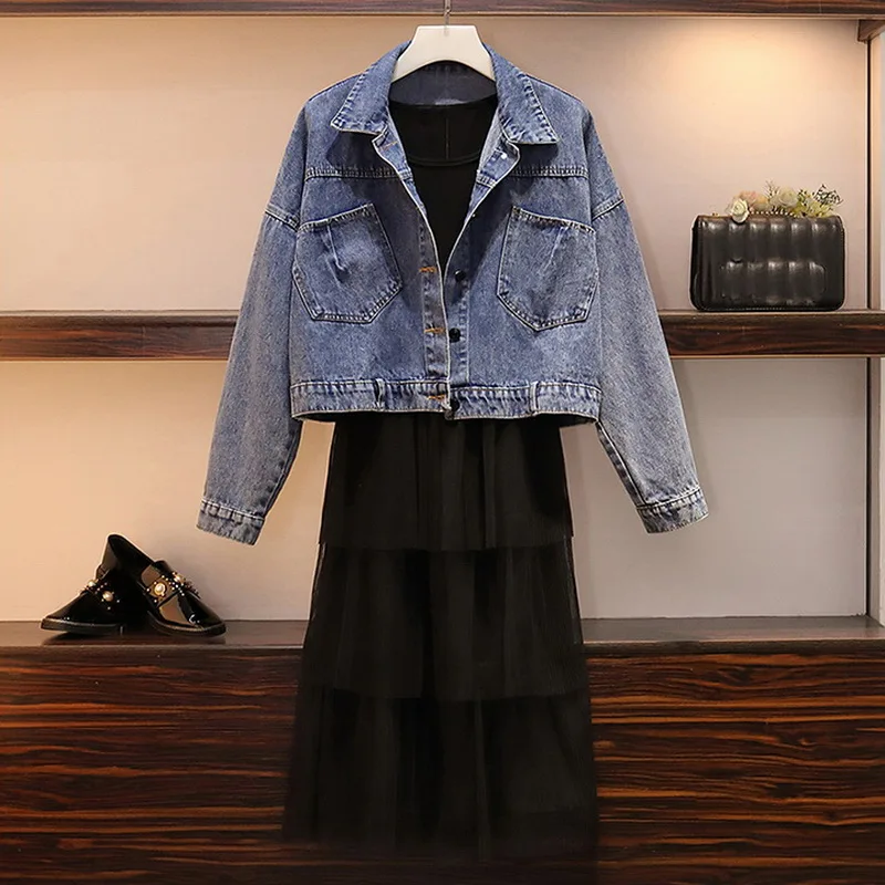 Женская джинсовая куртка бойфренд свободная ковбойская из денима с лентами