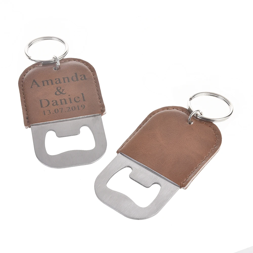 30 шт. Открывашки для ключей из нержавеющей стали и кожи | Дом сад
