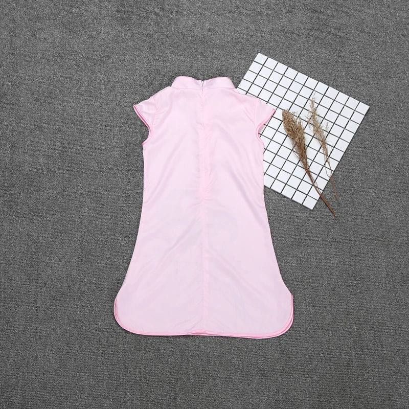 Летний Лидер продаж Китайское платье с принтом Девочка расположение цветок