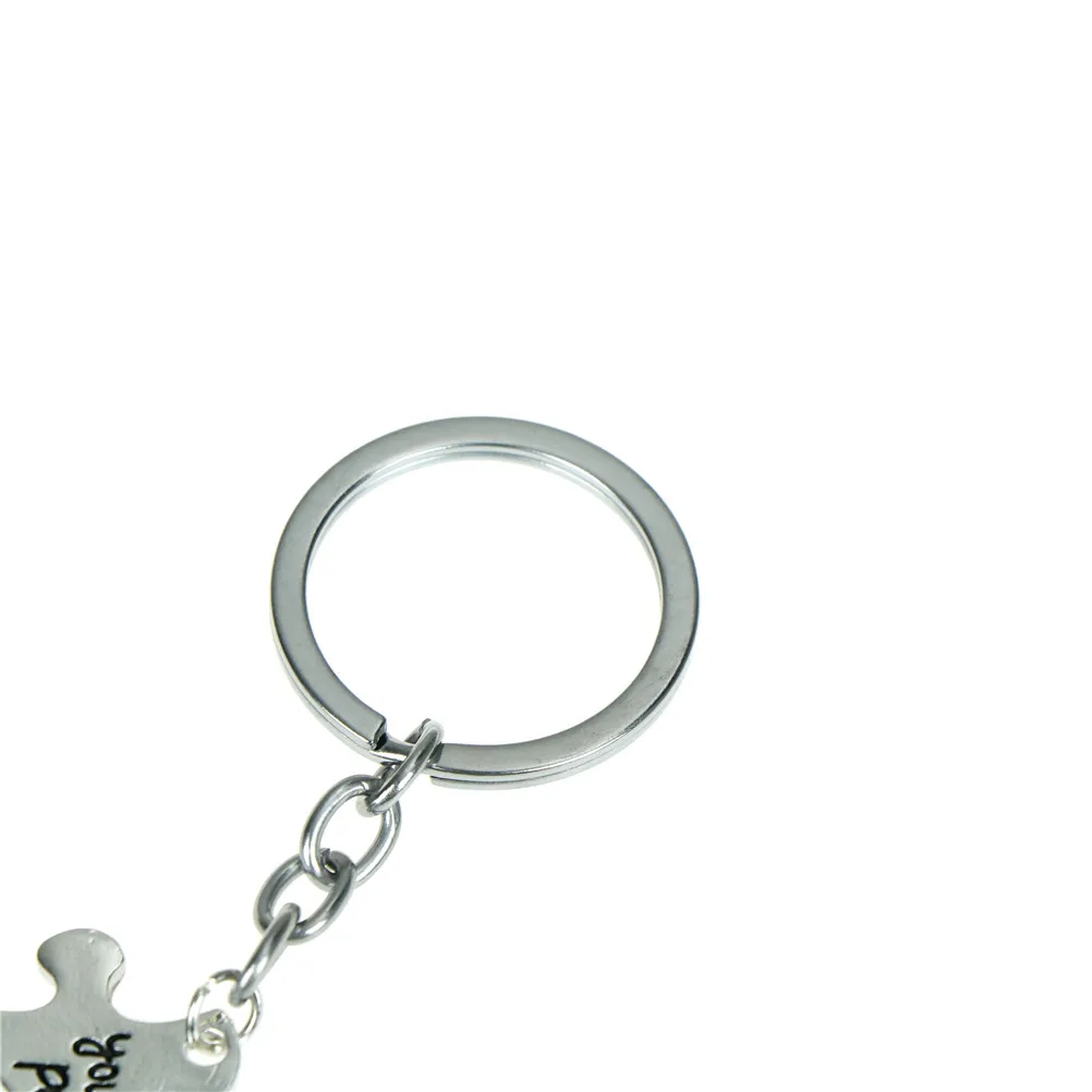 2 шт. с гравировкой букв влюбленные пары брелки для ключей Ты мой человек подарок