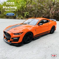 maisto 124 the new ford 2020 mustang shelby gt500 alloy car model handicraft decoration collection toy tool gift die casting