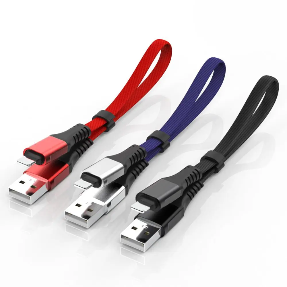 

30cm Short Cable USB Type C Fast Charger Adapter Power Bank Battery Cables Mobile Phone Micro usb c tpye c Data Sync Wire Cord