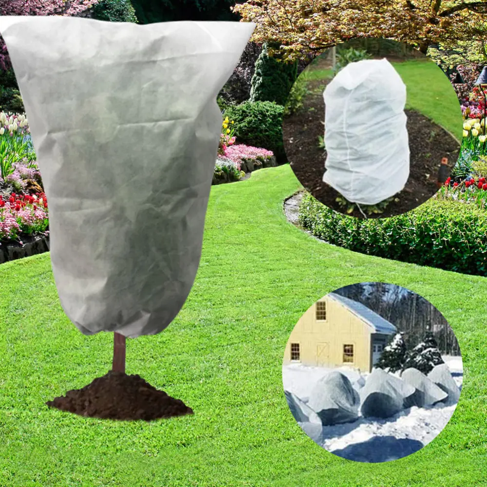 

2pcs Winter Plant Covers Cold-proof Plant Covers Frost-proof Plant Bags