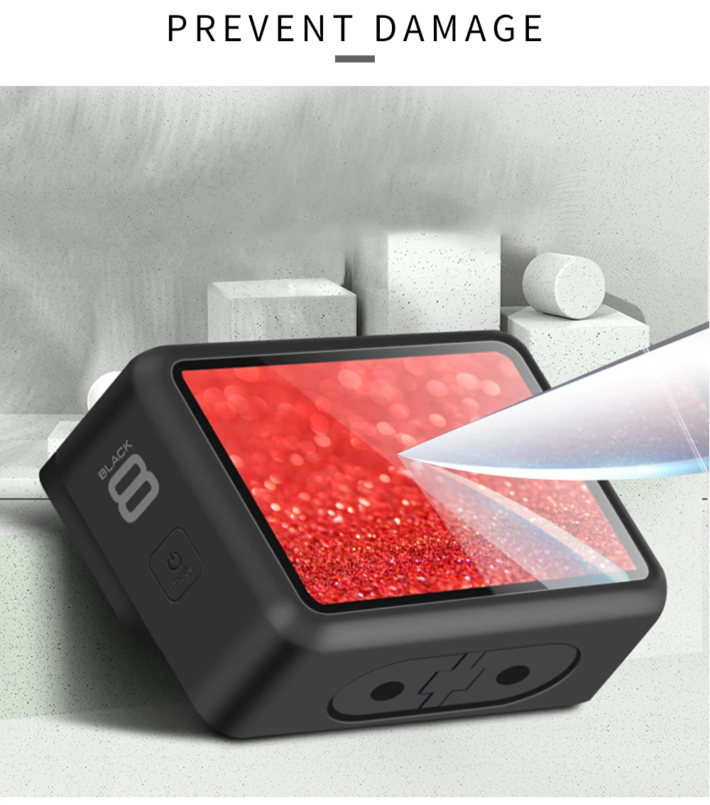 Tempered Glass Screen Protector For Gopro Hero 8 Sport Camera Screen Protector Film Tempered Glass Camera Accessories