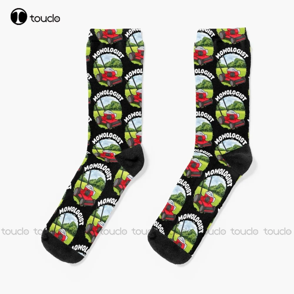 

Mowologist Mow, Mowing, Landscape, Landscaping Socks Socks Women Personalized Custom Unisex Adult Socks Halloween Christmas Gift