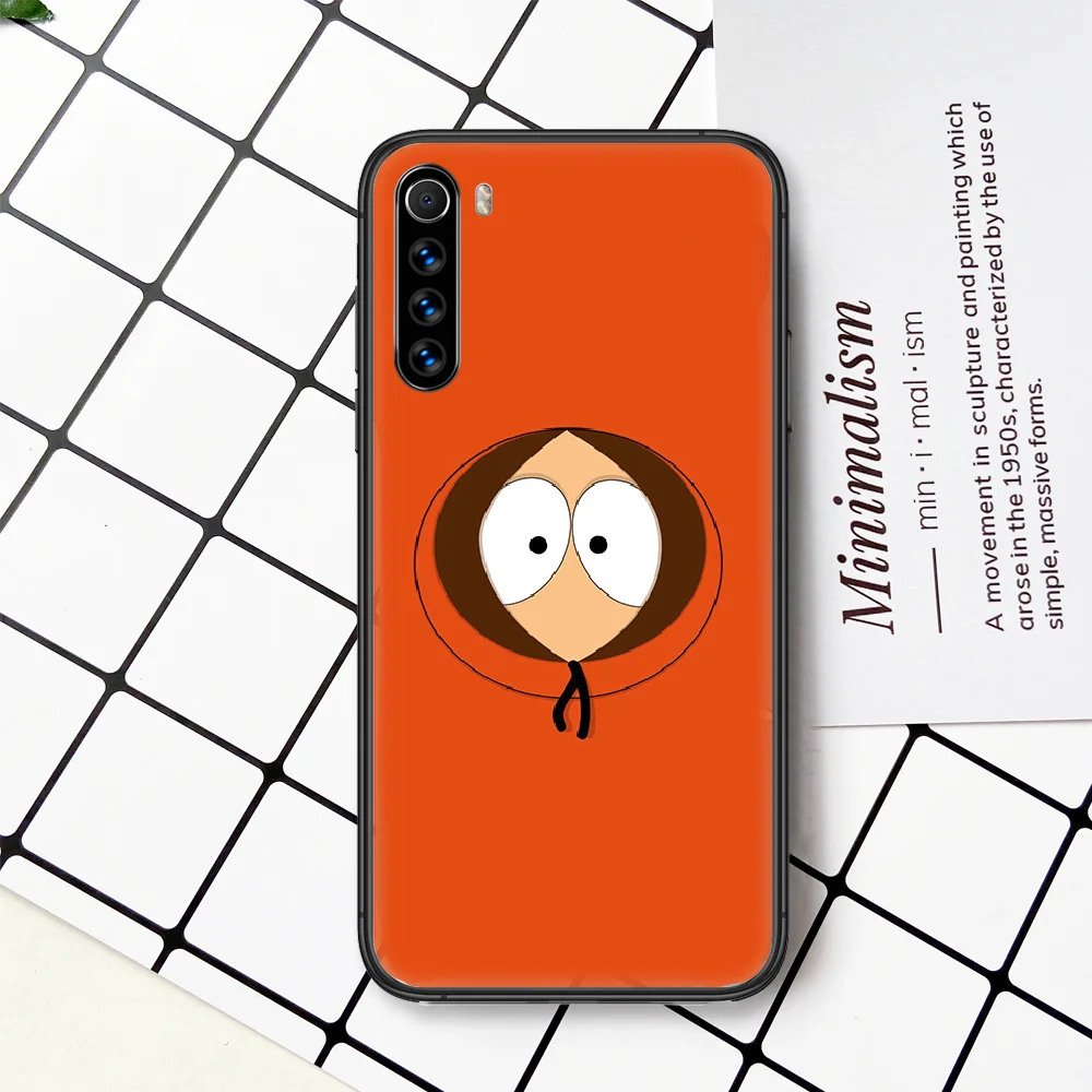 

South-Park Painting Phone Case Cover For XIAOMI Redmi Note 3 4 4X 5 6 7 8 9 Pro T S Max black Bumper Luxury Waterproof Tpu Back