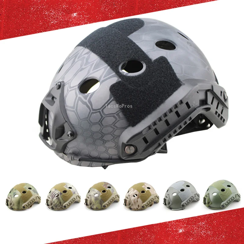 

Армейский Военный полузакрытый Быстрый Шлем, тактические боевые спортивные защитные шлемы для мужчин, женщин, страйкбола, пейнтбола, защит...