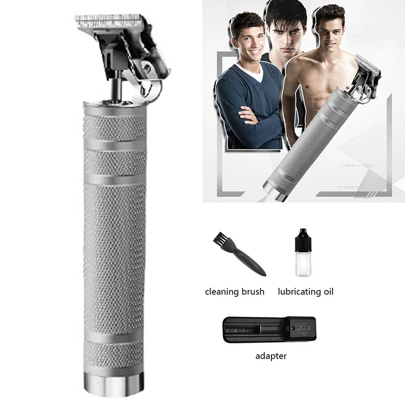 KM-1974B Cordless Hair Clipper Sculpture Tool Oil Head Carving Trimmer For Man Kids Or Pet usb | Дом и сад