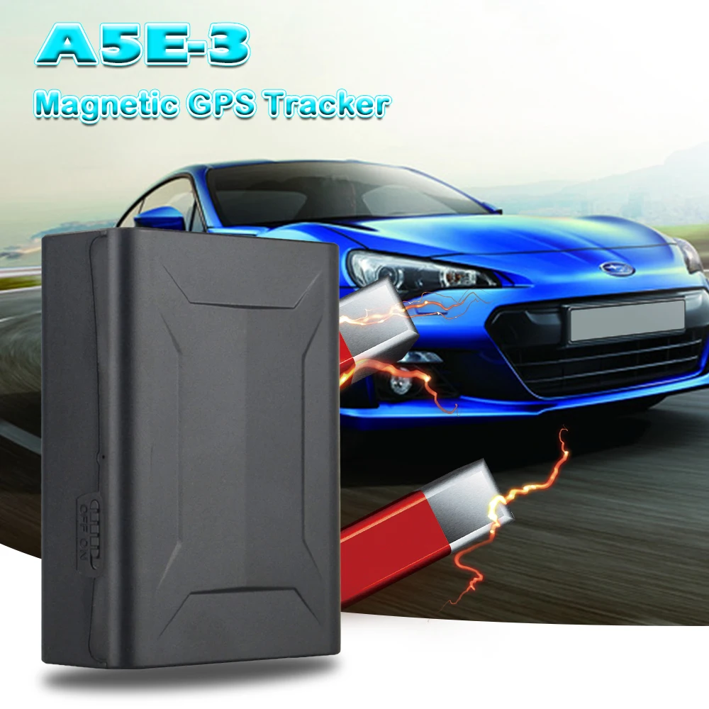 Gps трекер A5E 3 с перезаряжаемой 10000 мАч беспроводной Позиционирование автомобиля