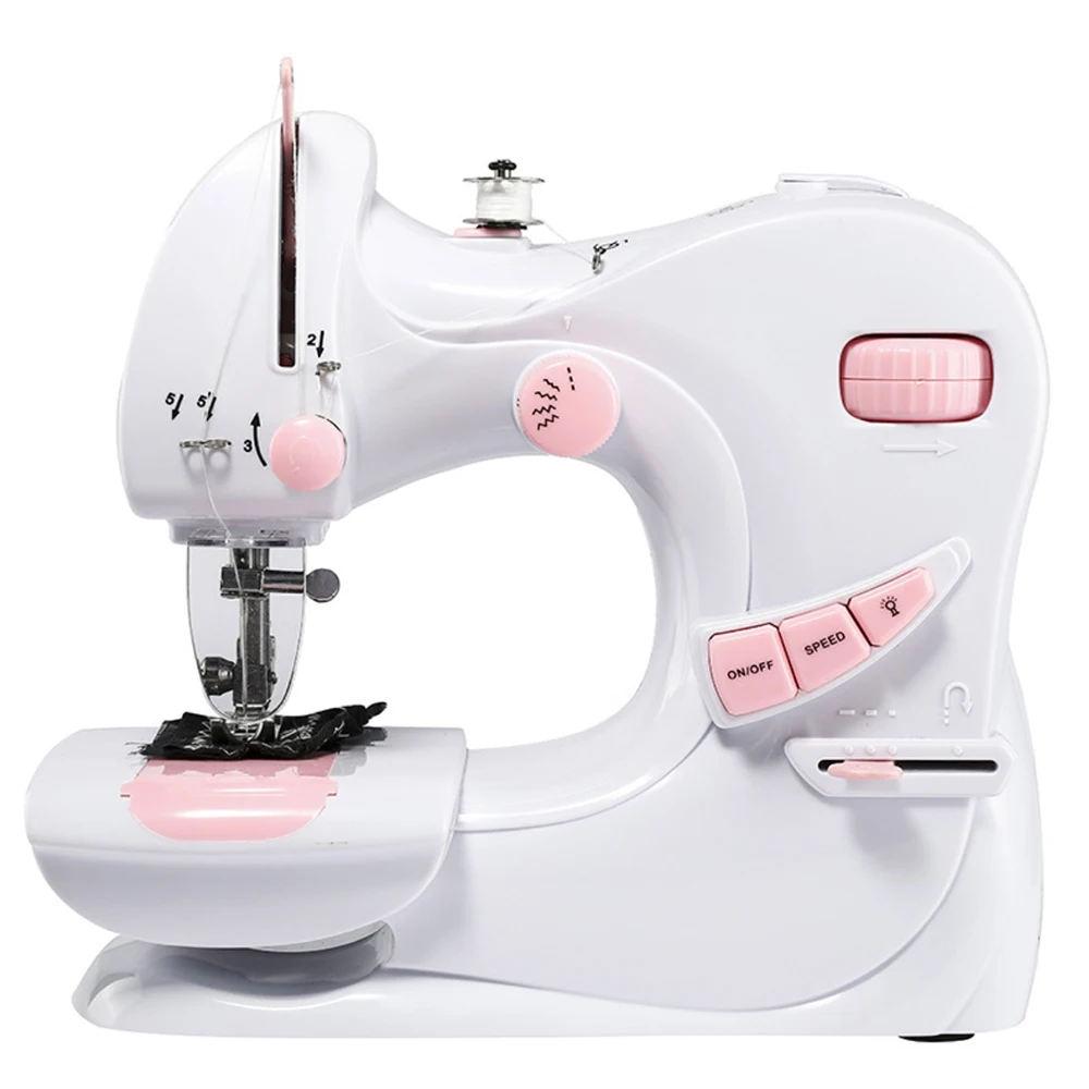 Новая электрическая швейная машина 2020 7 видов стежков двойная нить и закрытый