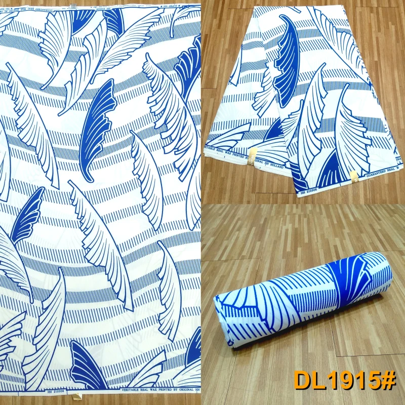 

New Style African Wax 100% Polyester Wax Fabric Wholesale High Quality Ankara African Wax Print Fabric 6yards S20602-11