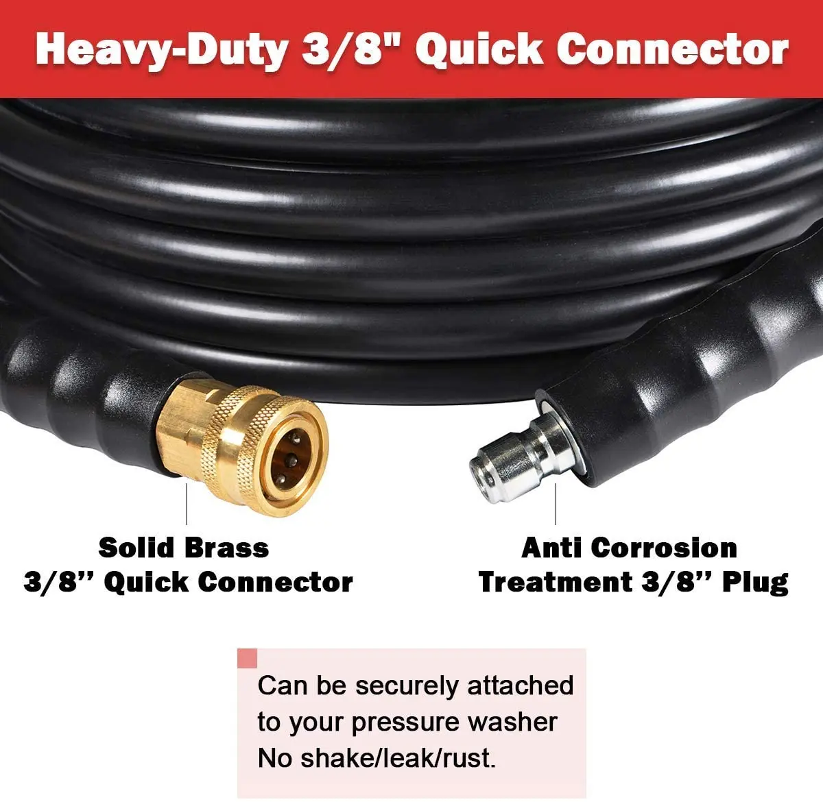 YAMATIC 5/16 &quotX 40 футов шланг для мойки высокого давления Burst 13600 PSI Fit до 4200 Для Мойки